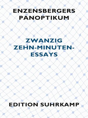 cover image of Enzensbergers Panoptikum